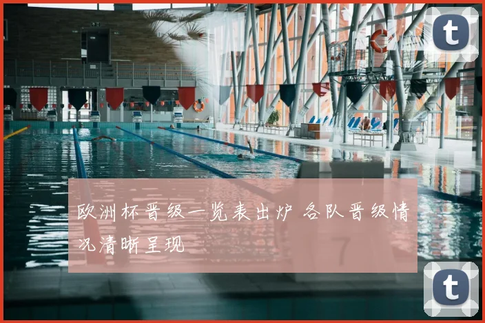 欧洲杯晋级一览表出炉 各队晋级情况清晰呈现